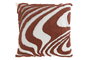 DKD Home Decor Cojín Tufted Blanco y Terracota Pack de 2