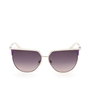 Guess Gafas GU00132 Gafas de Sol Mujer Cat-eye Beige - 58 mm Diametro, 13 mm Puente, 140 mm Patilla