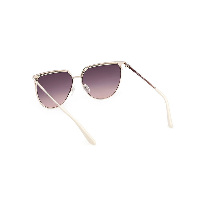 Guess Gafas GU00132 Gafas de Sol Mujer Cat-eye Beige - 58 mm Diametro, 13 mm Puente, 140 mm Patilla