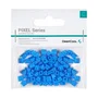 DeepCool R-PIXEL-BU100-G-1 Deepcool Pixel Series - Juego de 100 Piezas para Decoración del Chasis, Tapas de Ventiladores, Caucho, Color Azul
