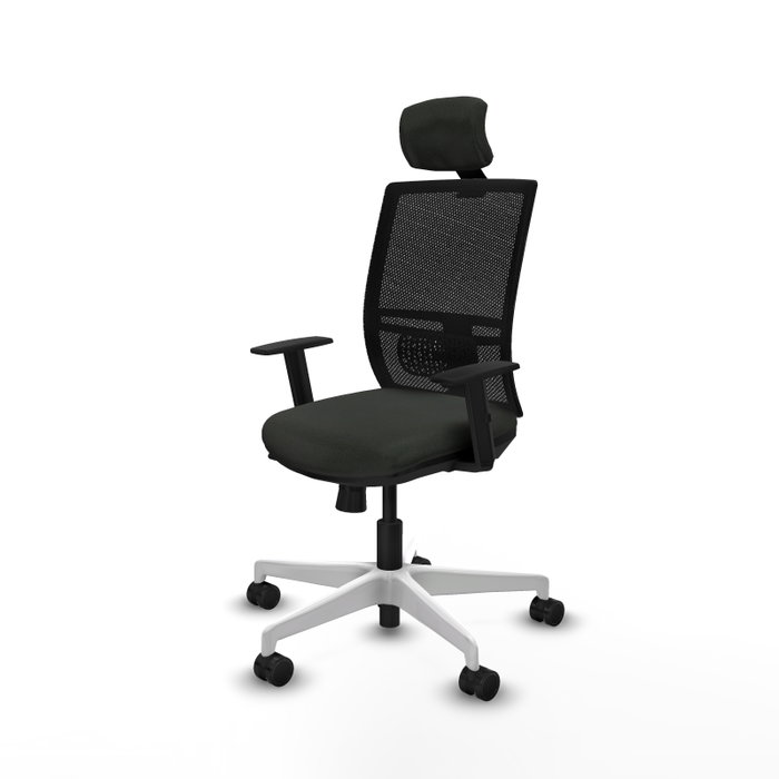 PIQUERAS Y CRESPO Silla de oficina Yunquera con mecanismo Sincro/Traslack, Negra PIQUERAS Y CRESPO Silla de oficina Yunquera con mecanismo Sincro/Traslack, Negra