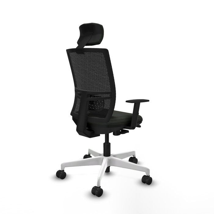 PIQUERAS Y CRESPO Silla de oficina Yunquera con mecanismo Sincro/Traslack, Negra PIQUERAS Y CRESPO Silla de oficina Yunquera con mecanismo Sincro/Traslack, Negra