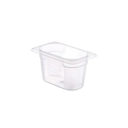 ARAVEN Cubeta GN 1/9 Transparente 0,9 L