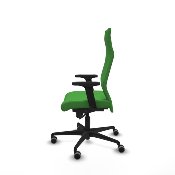 PIQUERAS Y CRESPO Sillón Albacete Verde con Mecanismo Sincro y Brazos 2D