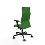 PIQUERAS Y CRESPO Sillón Albacete Verde con Mecanismo Sincro y Brazos 2D