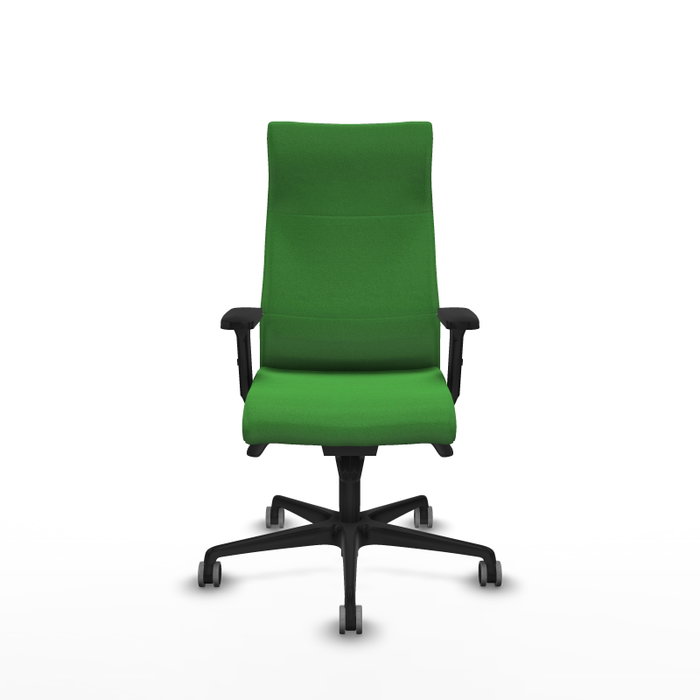 PIQUERAS Y CRESPO Sillón Albacete Verde con Mecanismo Sincro y Brazos 2D