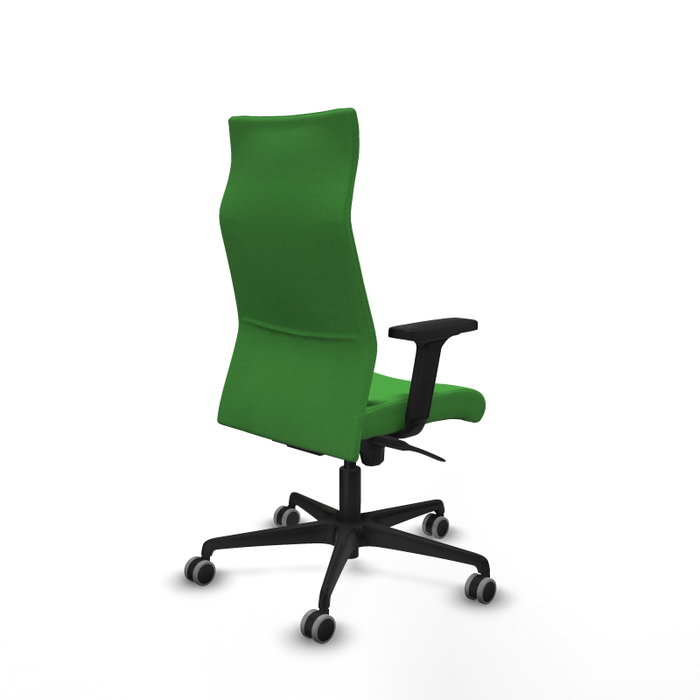 PIQUERAS Y CRESPO Sillón Albacete Verde con Mecanismo Sincro y Brazos 2D
