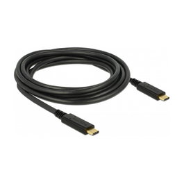 DeLOCK Cable USB 2.0 Tipo-C a Tipo-C 3 m PD 5 A E-Marker 83325