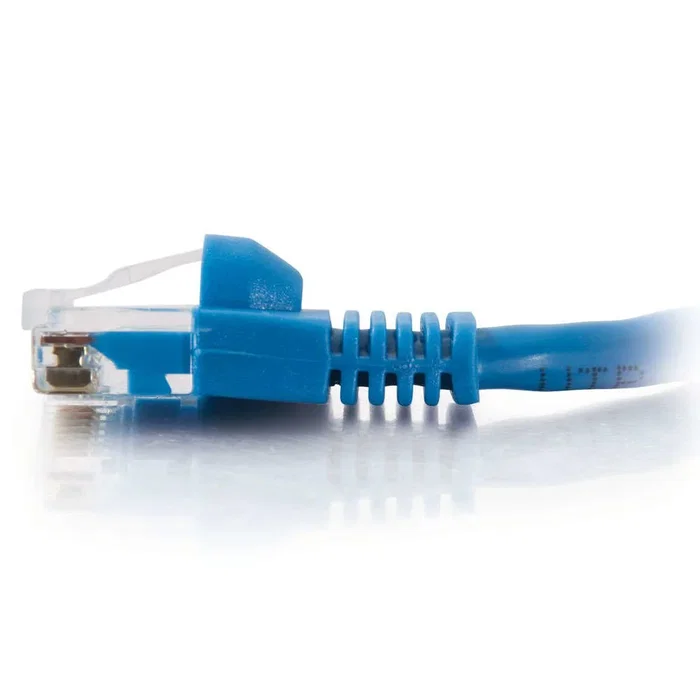 C2G 83161 Cable de Red RJ-45 a RJ:45 Macho Cat5e UTP U/UTP 1 Metro Azul - Cable Patch con Funda Protectora Antienganche