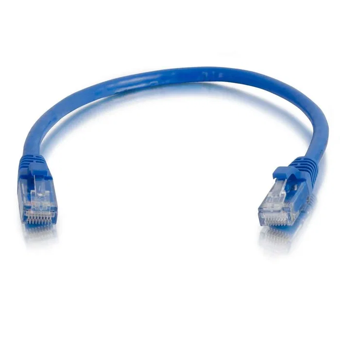 C2G 83161 Cable de Red RJ-45 a RJ:45 Macho Cat5e UTP U/UTP 1 Metro Azul - Cable Patch con Funda Protectora Antienganche