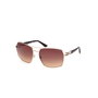 Guess GU00159 Gafas de Sol para Mujer Aviador con Lente 63 mm y Varilla 130 mm, Metal, 33F