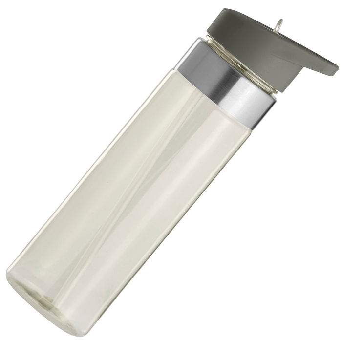 Botella Day 700 Ml Con Pajita Plegable, Libre de BPA, Tritán y PP, Hasta 70ºC, Apta Lavavajillas