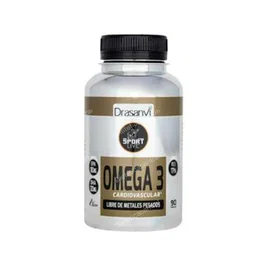 Drasanvi Sport Live Omega 3 1000mg - 90 Perlas - EPA y DHA para el Funcionamiento Normal del Corazón - Suplemento Alimenticio