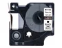 Q-connect MK-221 Cinta para Rotuladoras Brother, Blanco-Negro 9mm x 8m, Consumible Compatible para Etiquetas de Oficina, Taller o Tienda