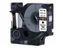 Q-connect MK-221 Cinta para Rotuladoras Brother, Blanco-Negro 9mm x 8m, Consumible Compatible para Etiquetas de Oficina, Taller o Tienda
