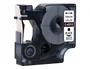Q-connect MK-221 Cinta para Rotuladoras Brother, Blanco-Negro 9mm x 8m, Consumible Compatible para Etiquetas de Oficina, Taller o Tienda
