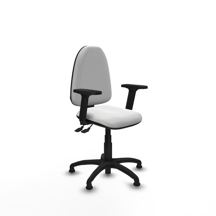 PIQUERAS Y CRESPO Silla de oficina Aýna con mecanismo Asincro, Tela Blanca PIQUERAS Y CRESPO Silla de oficina Aýna con mecanismo Asincro, Tela Blanca