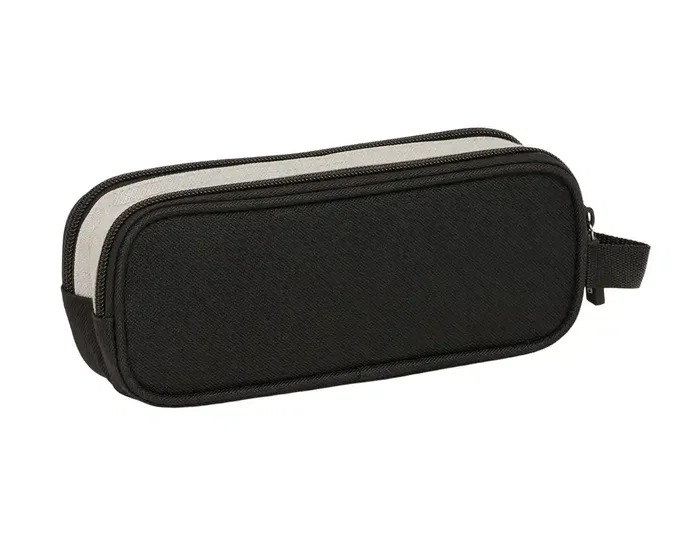 Safta Bolso escolar portatodo Doble Kappa grey