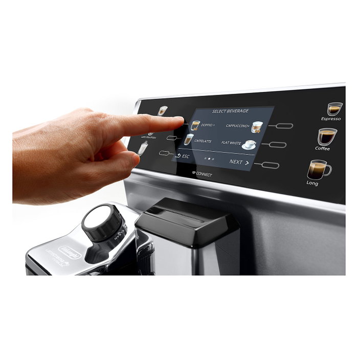 De'Longhi ECAM 550.85.MS PrimaDonna Máquina Espresso Totalmente Automática Plateada 1450 W