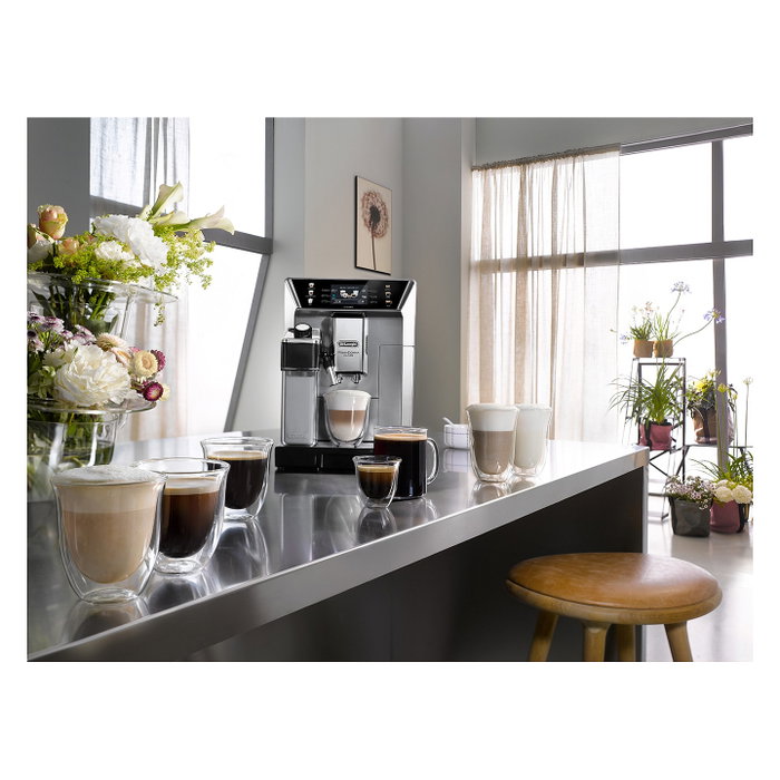 De'Longhi ECAM 550.85.MS PrimaDonna Máquina Espresso Totalmente Automática Plateada 1450 W