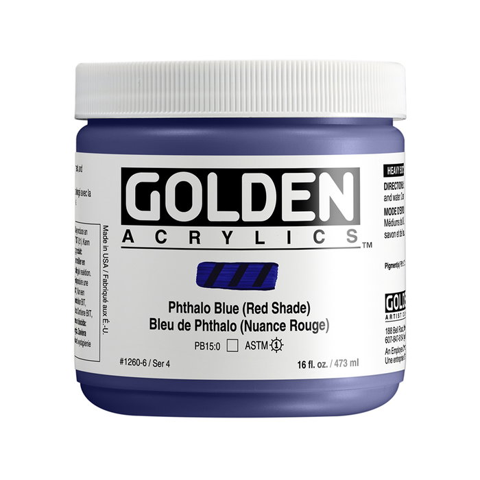 Golden Heavy Body Thalo Azul (Rojo) 473 ml Golden Heavy Body Thalo Azul (Rojo) 473 ml