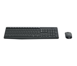 Logitech MK235 Combo Teclado y Ratón Inalámbrico Fiable con Receptor USB Compartido y Batería Larga Duración