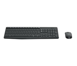 Logitech MK235 Conjunto de teclado y ratón inalámbrico, Gris, Distribución US International