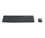 Logitech MK235 Conjunto de teclado y ratón inalámbrico, Gris, Distribución US International