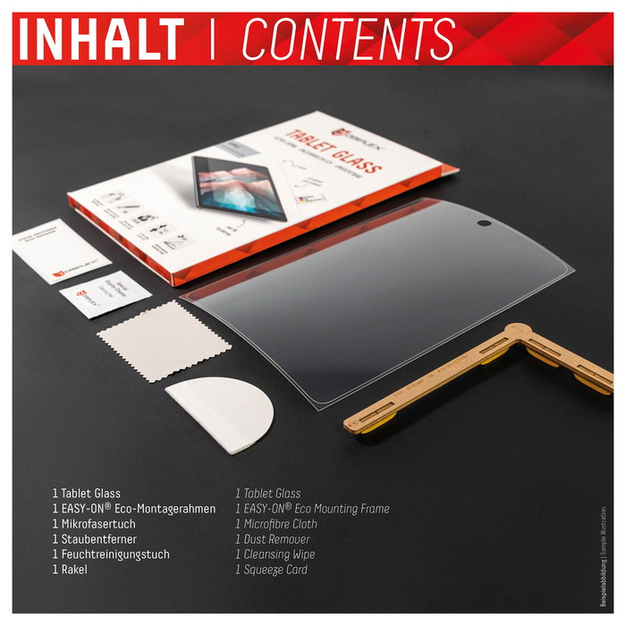 Displex Protector de Pantalla Vidrio Templado 9H para Apple iPad 10.9" (2022) / 11" (2025), Ultra Delgado, Resistente a Impactos y Rayones, Fácil Aplicación, Transparente