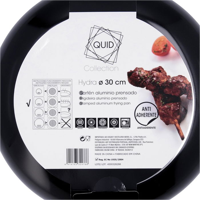 Sartén de Aluminio Estampado Hydra Quid 30 cm (6 Unidades)