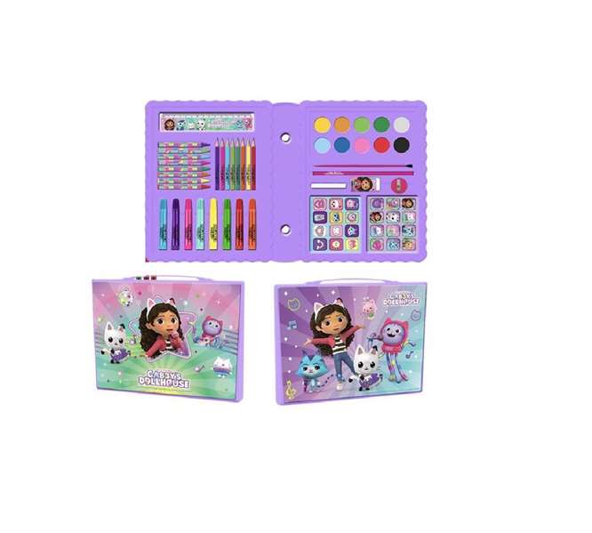 Cerdá Set de Papelería Coloreable La Casa de Muñecas de Gabby