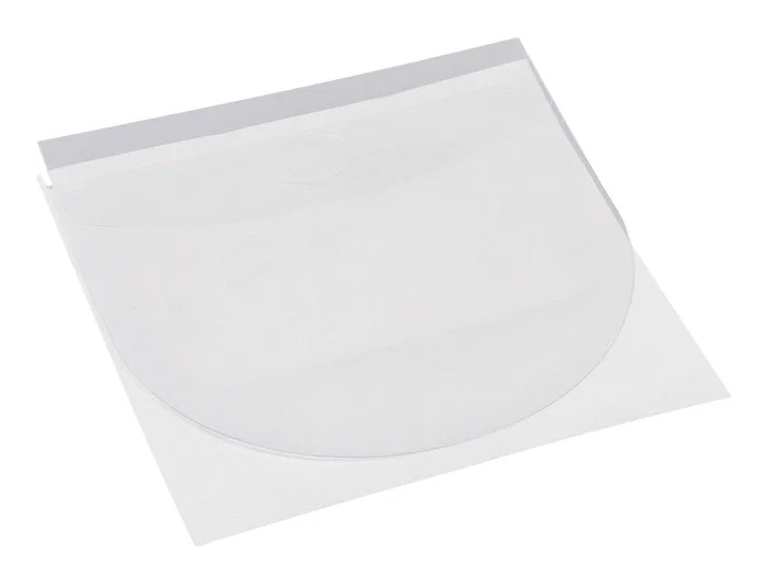 Q-connect Funda Autoadhesiva para CD/DVD de Polipropileno Transparente con Solapa - Pack 10 Unidades - Almacenamiento y Conservación de Discos Q-connect Funda Autoadhesiva para CD/DVD de Polipropileno Transparente con Solapa - Pack 10 Unidades - Almacenamiento y Conservación de Discos