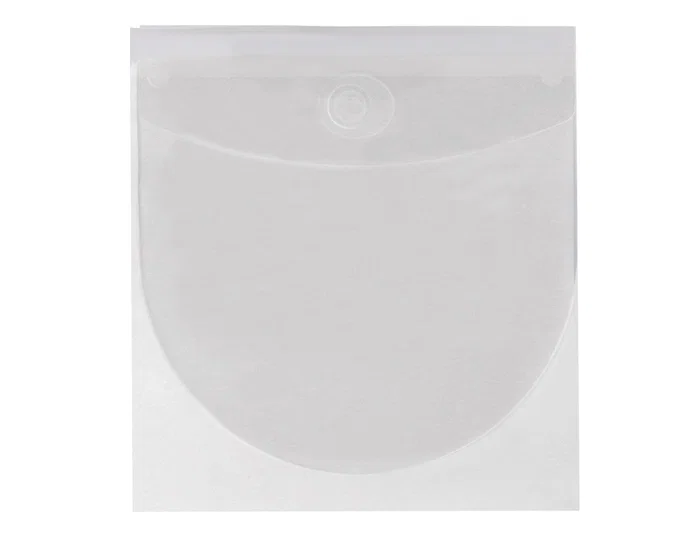 Q-connect Funda Autoadhesiva para CD/DVD de Polipropileno Transparente con Solapa - Pack 10 Unidades - Almacenamiento y Conservación de Discos Q-connect Funda Autoadhesiva para CD/DVD de Polipropileno Transparente con Solapa - Pack 10 Unidades - Almacenamiento y Conservación de Discos