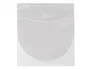 Q-connect Funda Autoadhesiva para CD/DVD de Polipropileno Transparente con Solapa - Pack 10 Unidades - Almacenamiento y Conservación de Discos