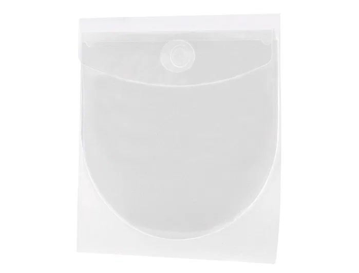 Q-connect Funda Autoadhesiva para CD/DVD de Polipropileno Transparente con Solapa - Pack 10 Unidades - Almacenamiento y Conservación de Discos Q-connect Funda Autoadhesiva para CD/DVD de Polipropileno Transparente con Solapa - Pack 10 Unidades - Almacenamiento y Conservación de Discos