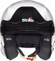 Casco Venti Trophy Jet Con Clips Hans Composite Snell2020 Fia 8859-15 Fia Blanco-Interior Negro 61 STIAA0112AG2T610101