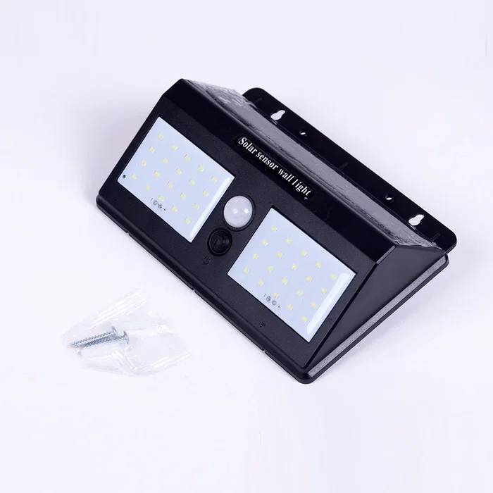 Aplique LED 6000K Solar IP65 con Sensor PIR [HO-SW8019-PIR]