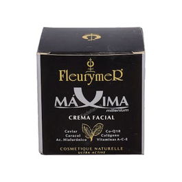 FLEURYMER Crema Maxima Regeneracion Y Nutricion 50ml con Caviar, Coenzima Q10, Baba de Caracol, Acido Hialuronico, Colageno y Vitaminas A, C, E