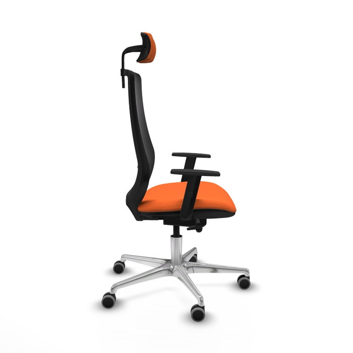 PIQUERAS Y CRESPO Silla de oficina Mardos Naranja y Negro PIQUERAS Y CRESPO Silla de oficina Mardos Naranja y Negro