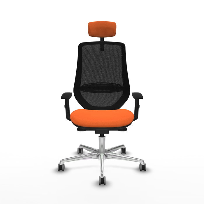 PIQUERAS Y CRESPO Silla de oficina Mardos Naranja y Negro PIQUERAS Y CRESPO Silla de oficina Mardos Naranja y Negro