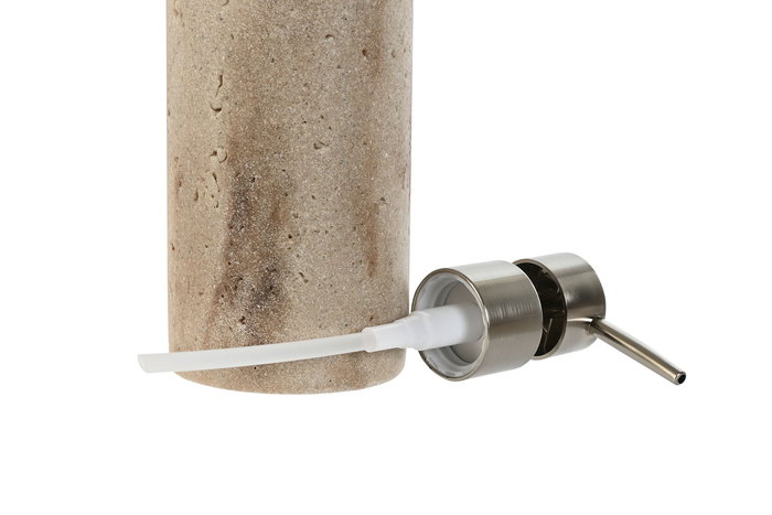 DKD Home Decor Dosificador Crema Plateado 7 x 17.5 x 7 cm