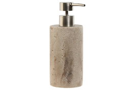 DKD Home Decor Dosificador Crema Plateado 7 x 17.5 x 7 cm