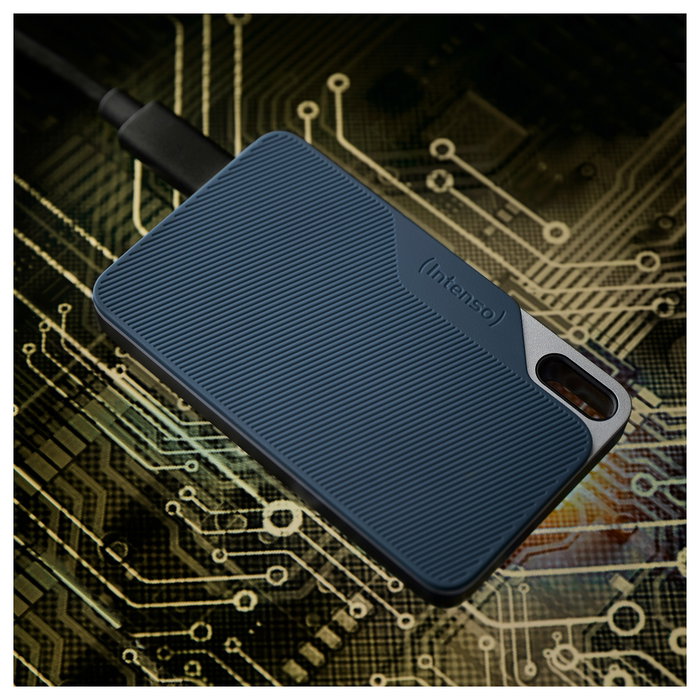 Intenso TX100 1 TB SSD Externo USB tipo C - Azul/Gris Intenso TX100 1 TB SSD Externo USB tipo C - Azul/Gris