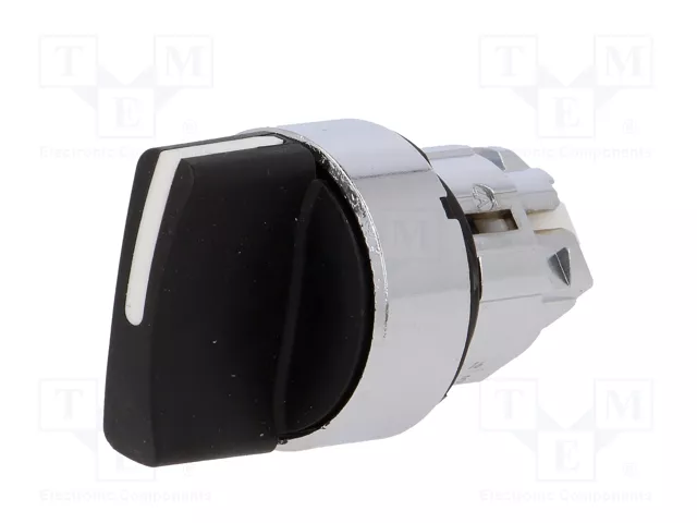 SCHNEIDER ELECTRIC Interruptor Rotativo Harmony XB4 de 22mm, 2 Posiciones, Negro