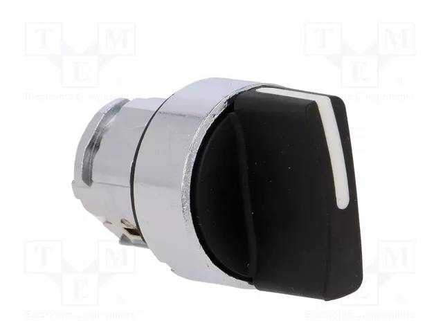 SCHNEIDER ELECTRIC Interruptor Rotativo Harmony XB4 de 22mm, 2 Posiciones, Negro