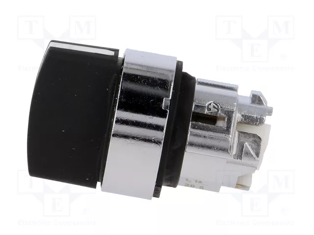 SCHNEIDER ELECTRIC Interruptor Rotativo Harmony XB4 de 22mm, 2 Posiciones, Negro