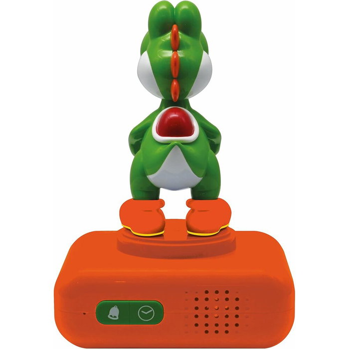 LEXIBOOK Despertador Digital Yoshi Super Mario Bros con Luz Nocturna