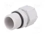 BM GROUP Sello aislante M20 con rosca prolongada gris