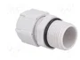 BM GROUP Sello aislante M20 con rosca prolongada gris