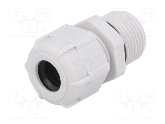 BM GROUP Sello aislante M20 con rosca prolongada gris